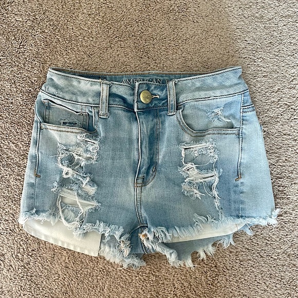 American Eagle Outfitters Pants - American Eagle High-Waisted Jean Shorts